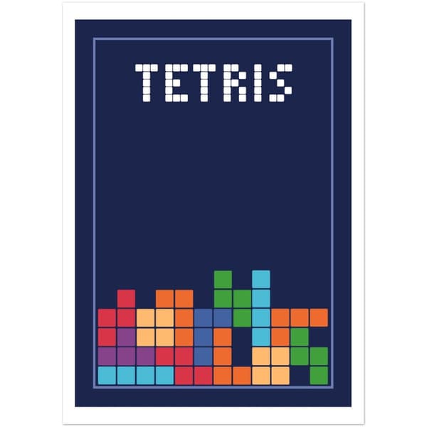Tetris Poster - 50X70 cm / 20X28?