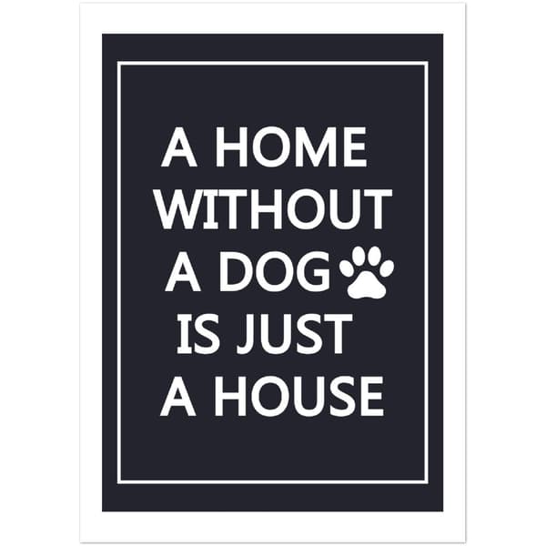 Dog love Poster - 50X70 cm / 20X28?