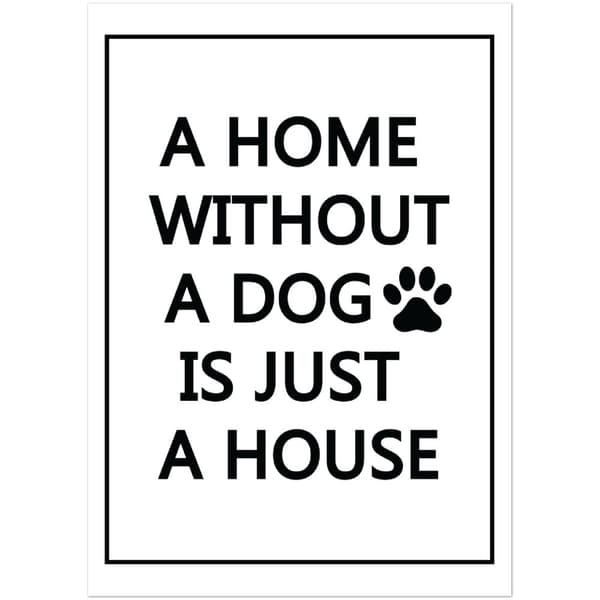 Dog Love Poster - 50X70 cm / 20X28?