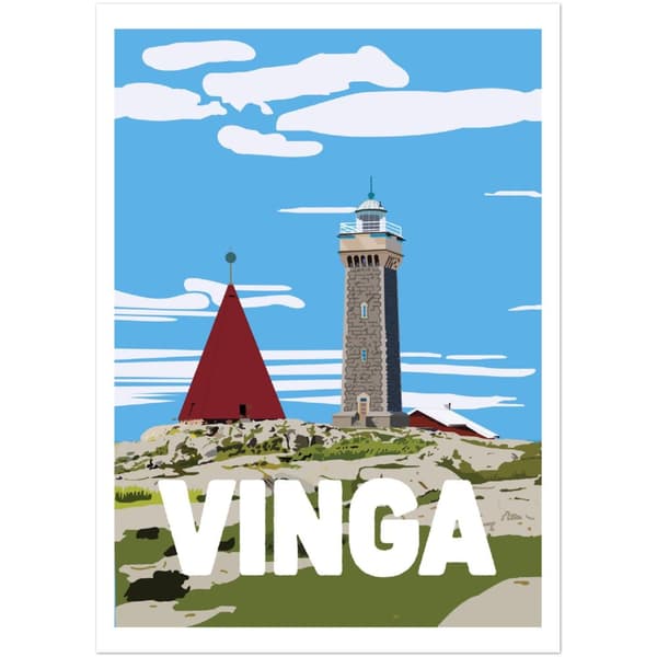 Vinga Fyr G�teborg Poster - 50X70 cm / 20X28?