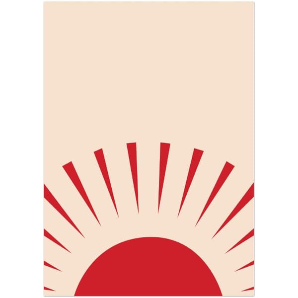 Sun Poster - 50X70 cm / 20X28?