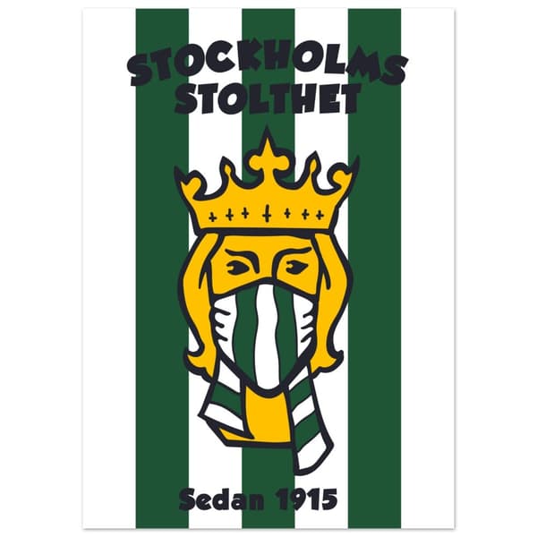 Stockholms Stolthet Hammarby Poster - 50X70 cm / 20X28?