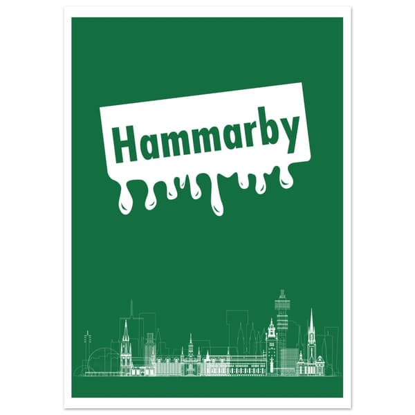 Hammarby Stockholm Poster - 50X70 cm / 20X28?