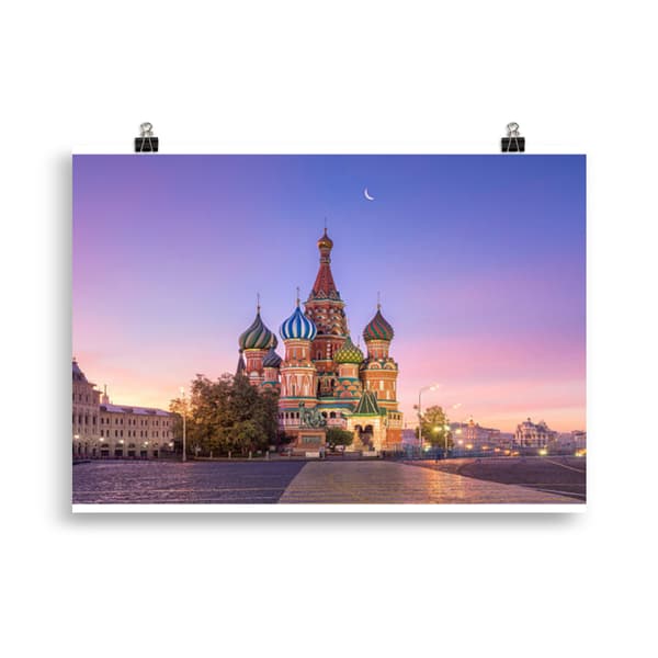 Moscow Poster - 50X70 cm