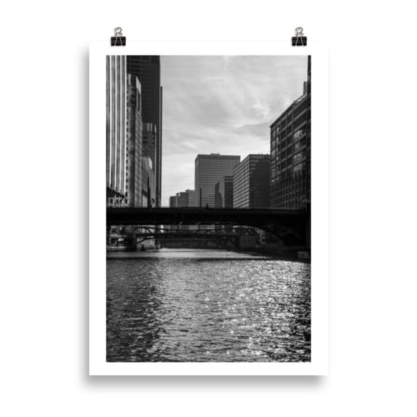 Chicago River Poster - 50X70 cm