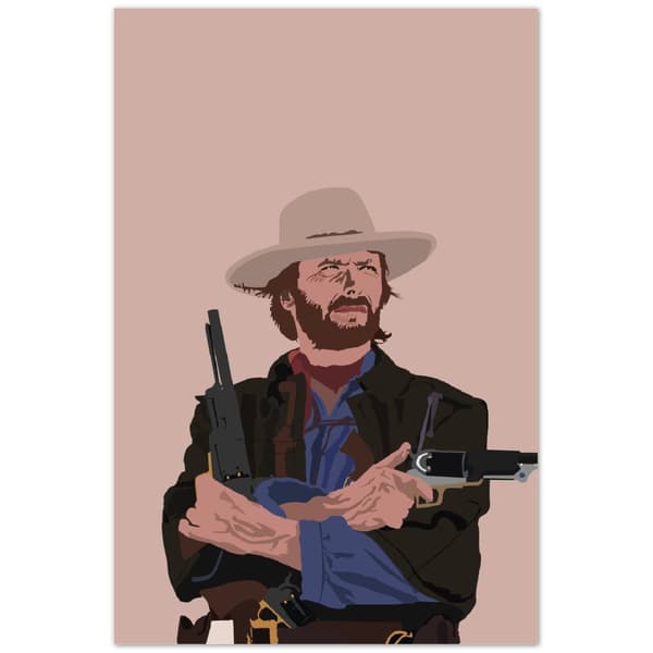 Clint Eastwood Poster - 60X90 cm / 24X36?