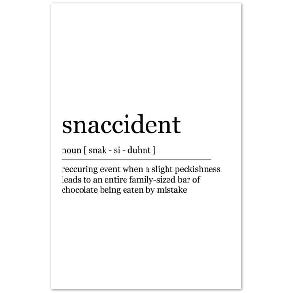 Snaccident Poster - 60X90 cm / 24X36?