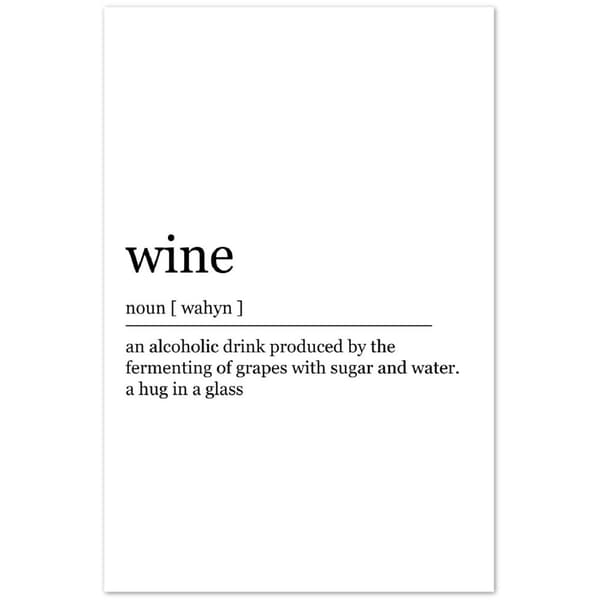 Wine Poster - 60X90 cm / 24X36?