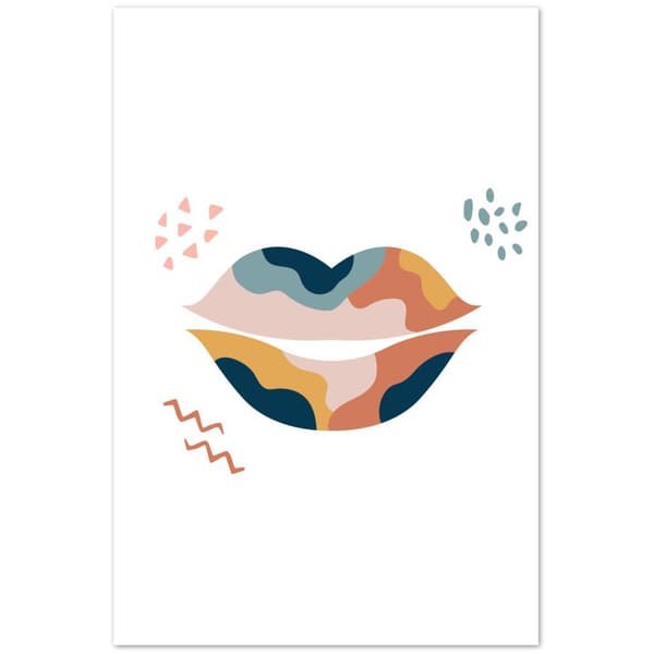 Colorful Lips Poster - 60X90 cm / 24X36?