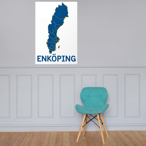 Enk�ping Poster - 61X91 cm