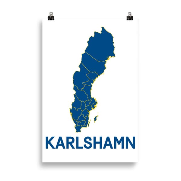Karlshamn Poster - 61X91 cm