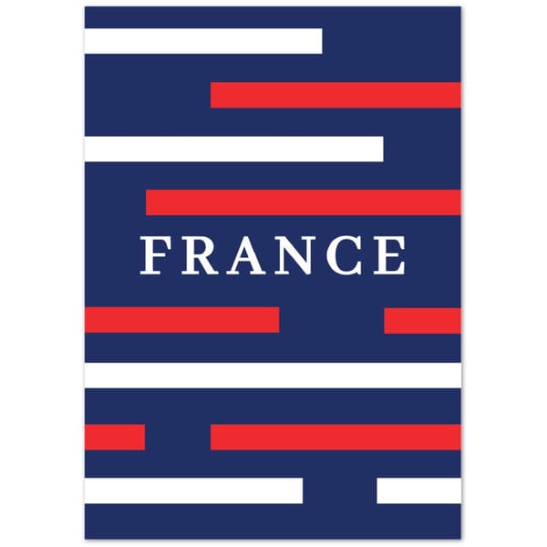 France Poster - A3 (29.7 X 42 cm)