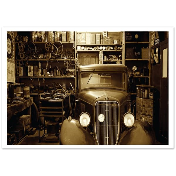 Bilverkstad Poster - A3 (29.7 X 42 cm)