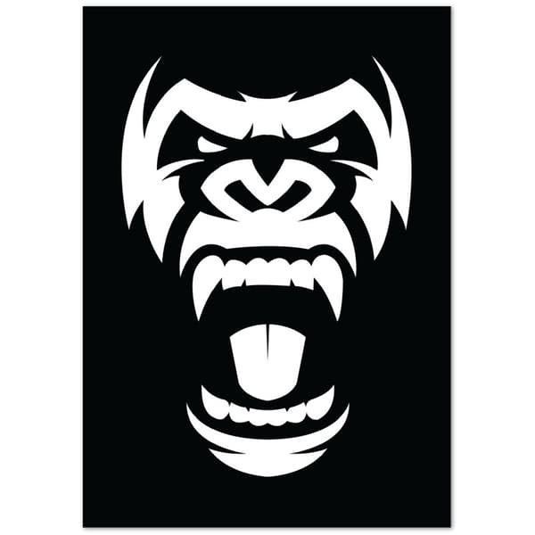 Gorilla Poster - A3 (29.7 X 42 cm)