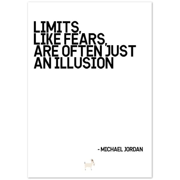 Michael Jordan Citat Poster - A3 (29.7 X 42 cm)