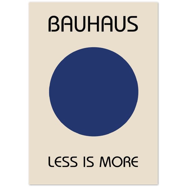 Bauhaus House Poster - A3 (29.7 X 42 cm)