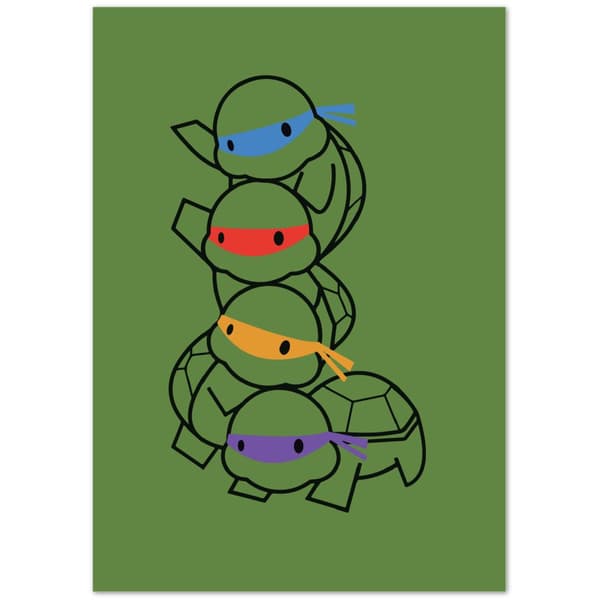 Turtles Poster - A3 (29.7 X 42 cm)