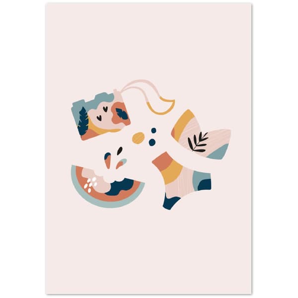 Beach Sign Poster - A3 (29.7 X 42 cm)