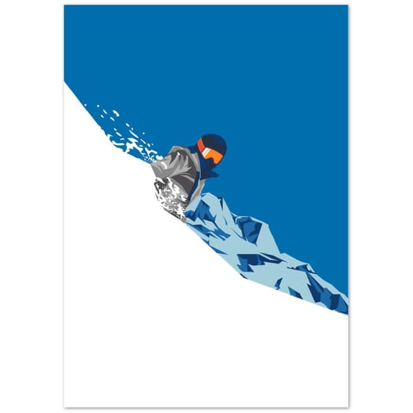 Skidor Poster - A3 (29.7 X 42 cm)