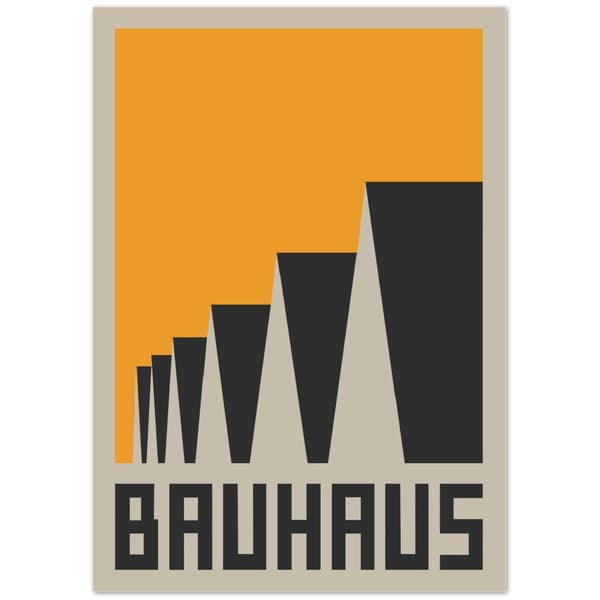 Bauhaus House Poster - A3 (29.7 X 42 cm)