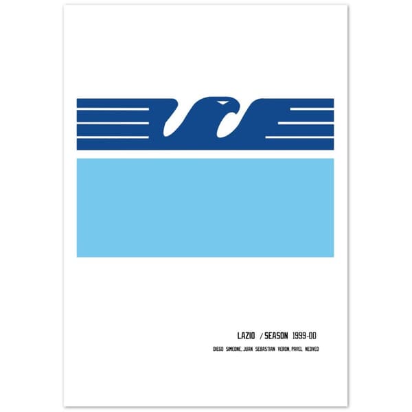 Lazio 1999/2000 Poster - A3 (29.7 X 42 cm)
