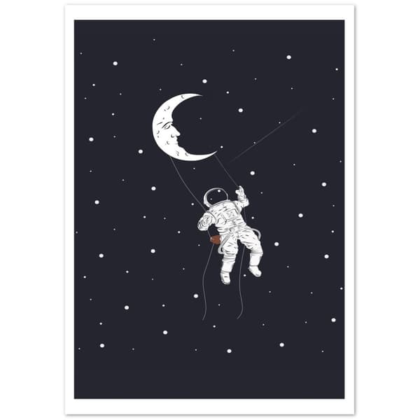 Astronaut Space Posters - A3 (29.7 X 42 cm)