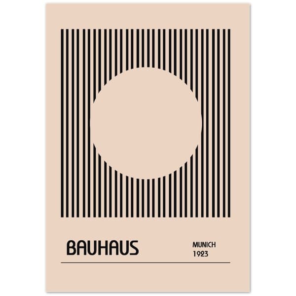 Bauhaus Munich 1923 Poster - A3 (29.7 X 42 cm)