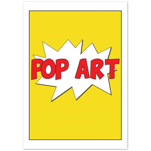 Pop art Poster - A3 (29.7 X 42 cm)