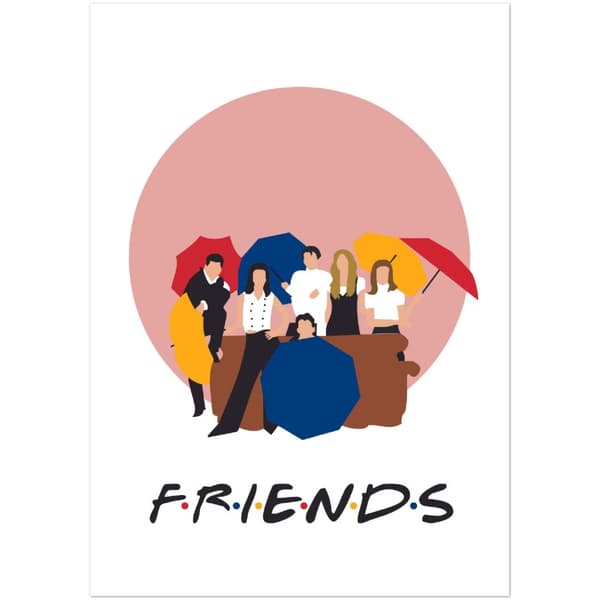 Friends Inspired Poster - A3 (29.7 X 42 cm)