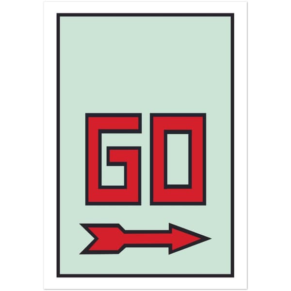 Go Poster - A3 (29.7 X 42 cm)