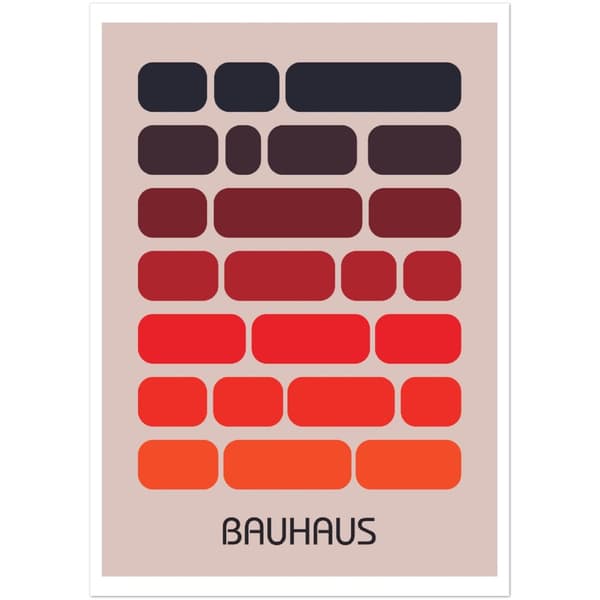Bauhaus Poster - A3 (29.7 X 42 cm)