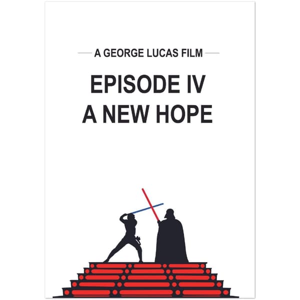 Episode IV A new Hope Poster - A3 (29.7 X 42 cm)