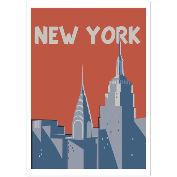 New York Poster - A2 (42 X 59.4 cm)