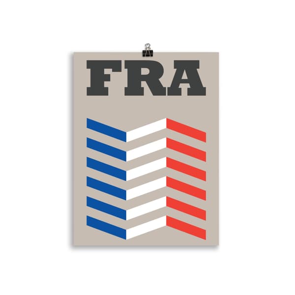 France Poster - 30X40 cm