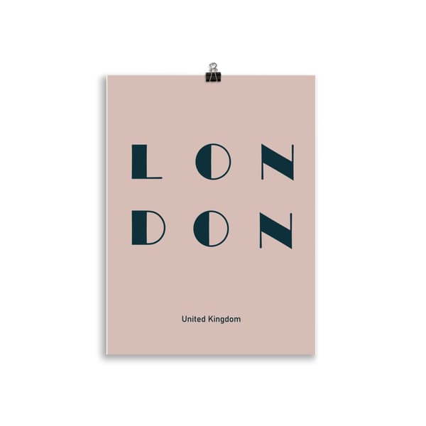 London Poster - 30X40 cm