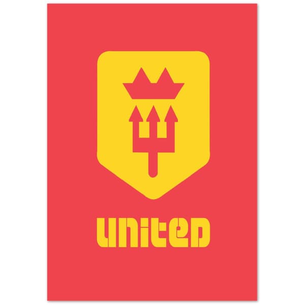 United Minimalistisk Poster - A2 (42 X 59.4 cm)