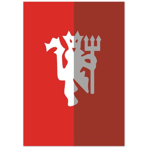 Manchester Minimalistisk Poster - 70X100 cm / 28X40?
