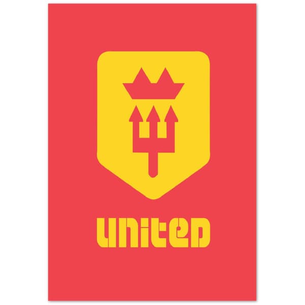 United Minimalistisk Poster - 70X100 cm / 28X40?