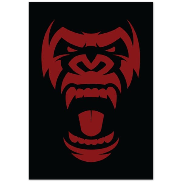 Gorilla Poster - 70X100 cm / 28X40?