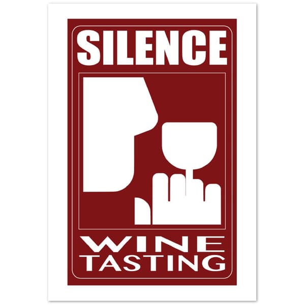 Silence Wine Tasting - 70X100 cm / 28X40?