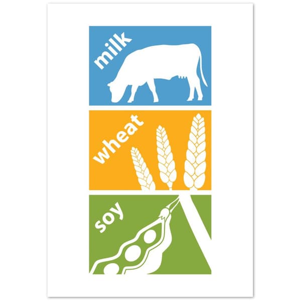 Milk, Wheat, Soy Poster - 70X100 cm / 28X40?