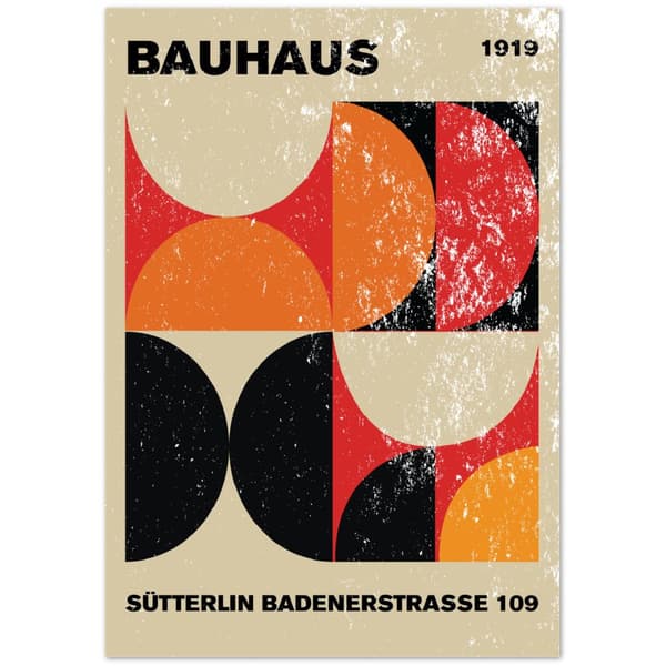 Bauhaus 1919 Poster - 70X100 cm / 28X40?