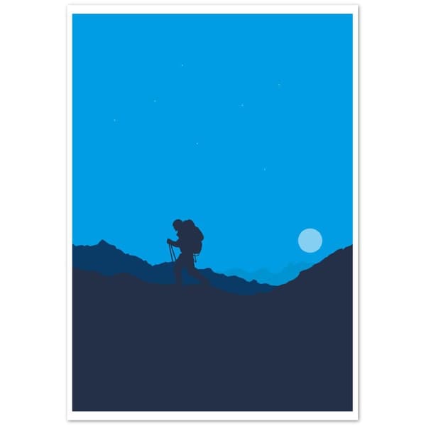 Vandring Poster - 70X100 cm / 28X40?