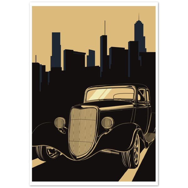 New York Automobile Poster - 70X100 cm / 28X40?