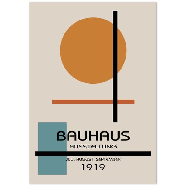 Bauhaus Ausstellung Poster - 70X100 cm / 28X40?