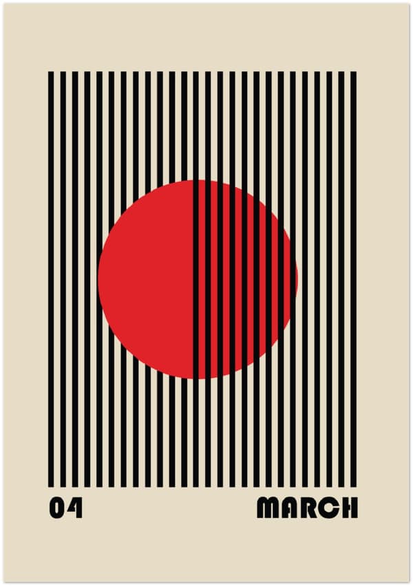 Bauhaus 04 March Poster - 70X100 cm / 28X40?
