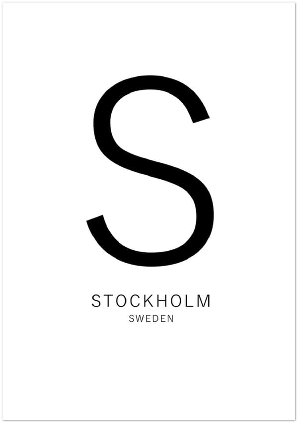 Stockholm Sweden Poster - 70X100 cm / 28X40?