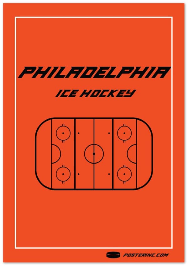 Philadelphia Ice Hockey Poster - 70X100 cm / 28X40?