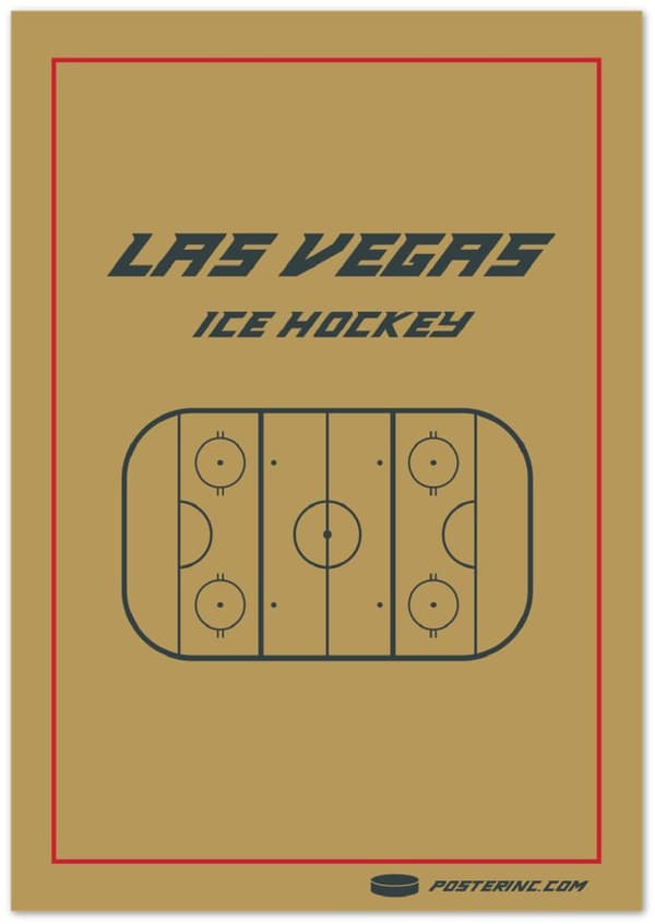Las Vega Ice Hockey Poster - 70X100 cm / 28X40?