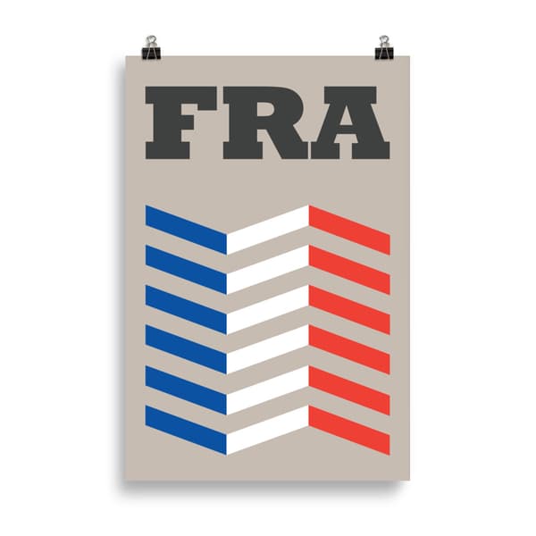 France Poster - 61X91 cm